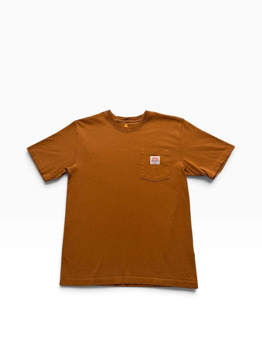 Carhartt WIP Heart Logo Pocket T-Shirt Size M Brown